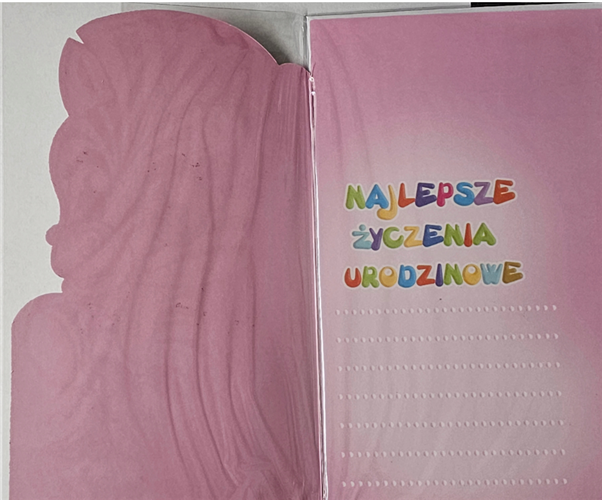 Kartki urodzinowe dla dziecka kartka urodzinowa 3  11,4 cm *19 cm13589260292