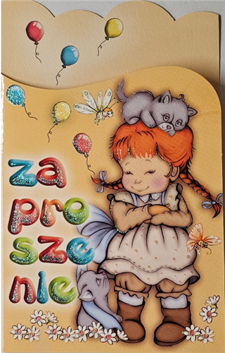 zaproszenia na urodziny dziecka 10,2 cm *15,5 cm  16897831989