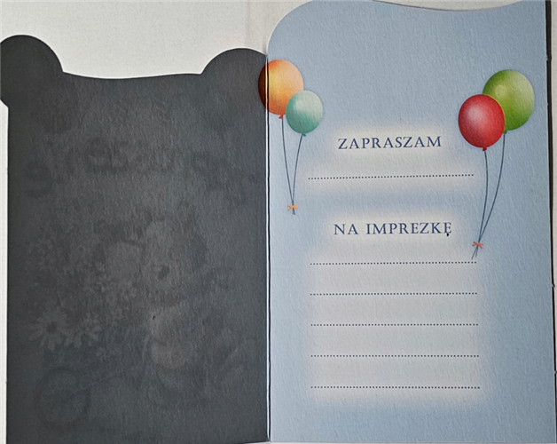 zaproszenia na urodziny dziecka 10,2 cm *15,5 cm  13594496403