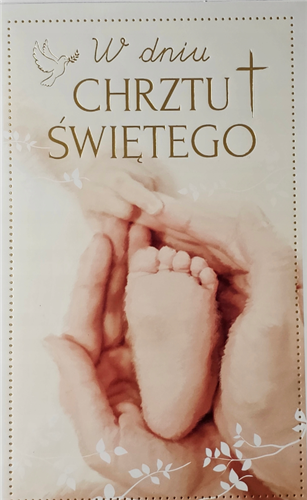 pamiątka na Chrzest Święty, Kartka na Chrzest  13 cm *20,4 cm 13721698562