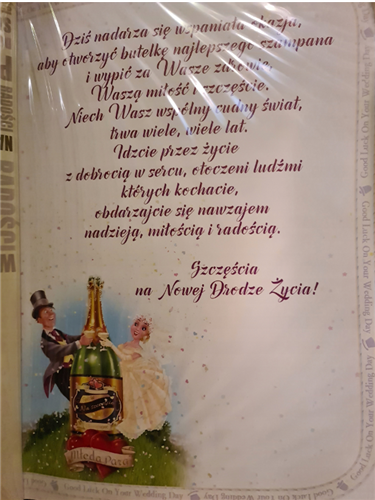 pamiątka na ślub, kartka na ślub, DUŻA MEGA WIELKA 28,5 cm *41,7cm 10937795187