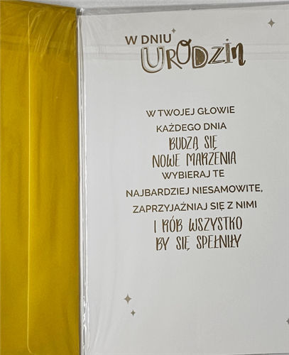 Kartki urodzinowe dla dziecka kartka urodzinowa 6 13 cm *20,4 cm 14216867274