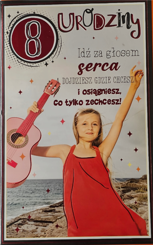 Kartki urodzinowe dla dziecka kartka urodzinowa 8   13 cm *20,4 cm 14216873501