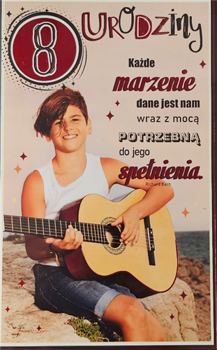 Kartki urodzinowe dla dziecka kartka urodzinowa 8  13 cm *20,4 cm 14216875071