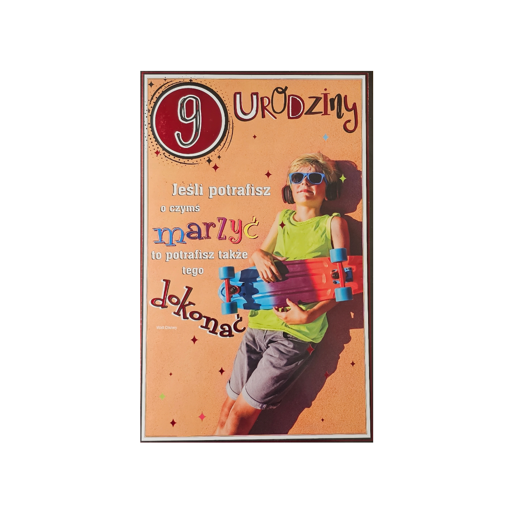 Kartki urodzinowe dla dziecka kartka urodzinowa 9   13 cm *20,4 cm14216877047