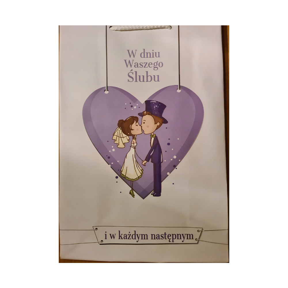 ŚMIESZNA TOREBKA na ślub  23,5 x 33 x 10,5 cm 10937855291