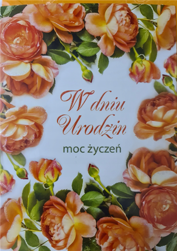 Kartki urodzinowe kartka urodzinowa karnet urodzinowy 12 cm *16,5 cm14424691618