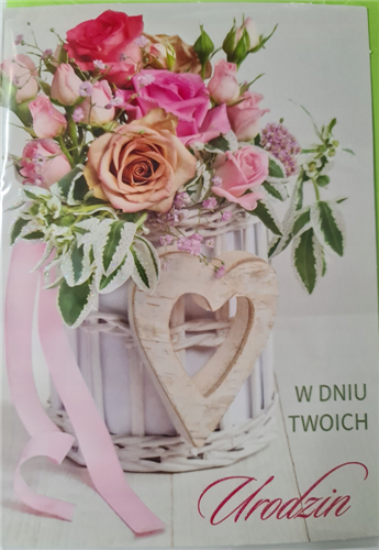 Kartki urodzinowe kartka urodzinowa karnet urodzinowy  12 cm *16,5 cm  15411276261