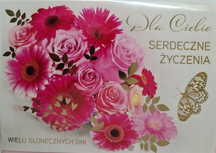 Kartki urodzinowe kartka urodzinowa karnet urodzinowy  12 cm *16,5 cm  14424730780