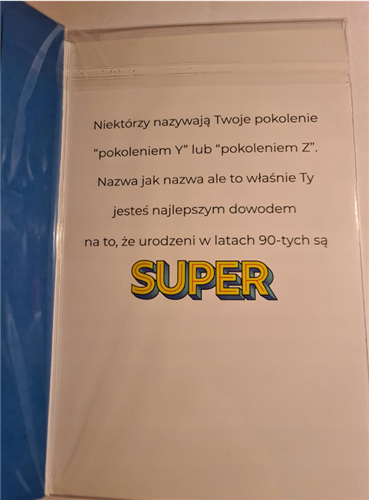 Kartki urodzinowe kartka urodzinowa ROCZNIK 90 13 cm *20,5 cm 10961742564