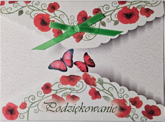 Kartki z okazji podziękowanie, dziękuje   11,7 cm *16,5 cm 14461643591