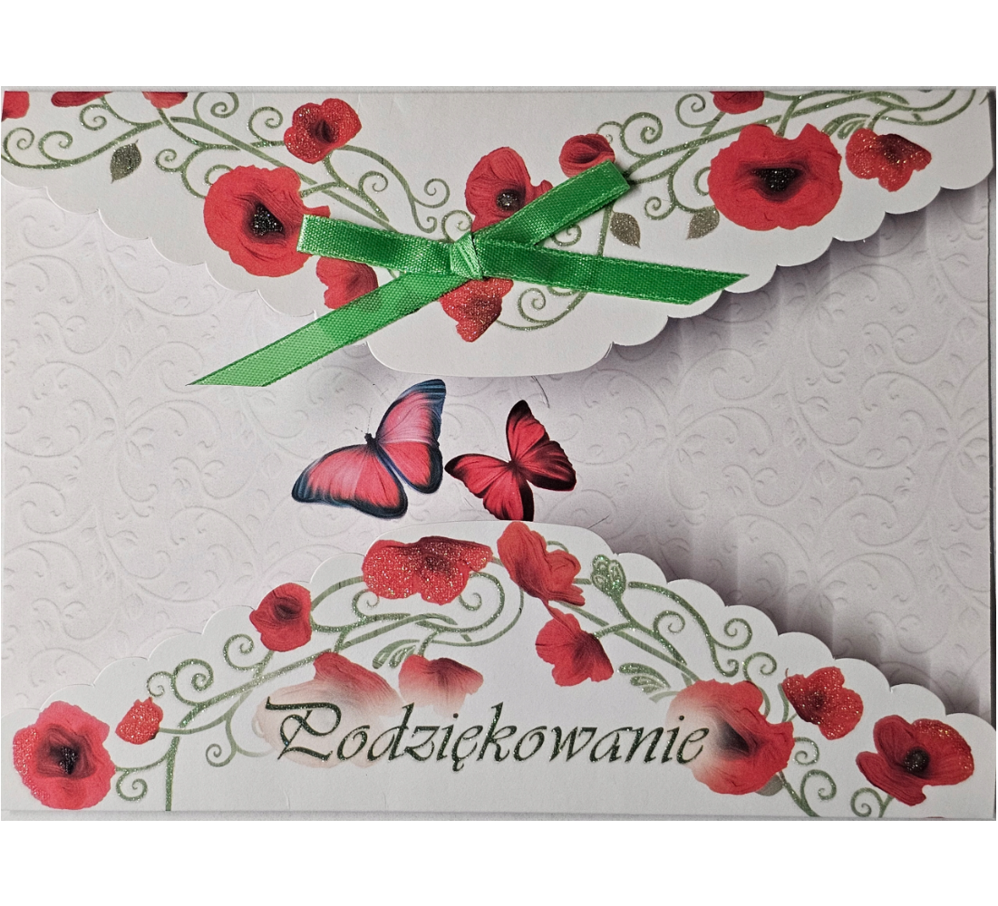 Kartki z okazji podziękowanie, dziękuje   11,7 cm *16,5 cm 14461643591