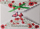 Kartki z okazji podziękowanie, dziękuje   11,7 cm *16,5 cm 14461643591