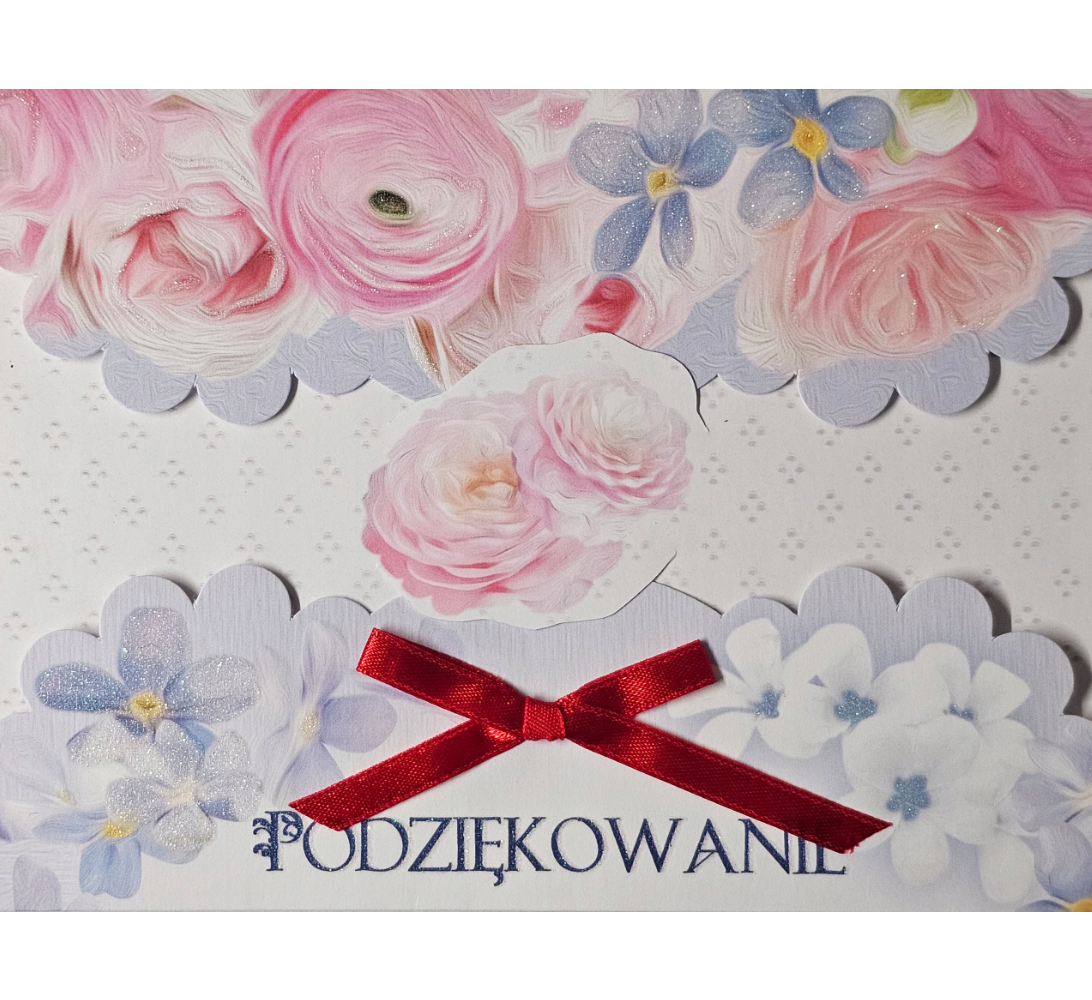 Kartki z okazji podziękowanie, dziękuje   12 cm *16,3 cm 14461645706