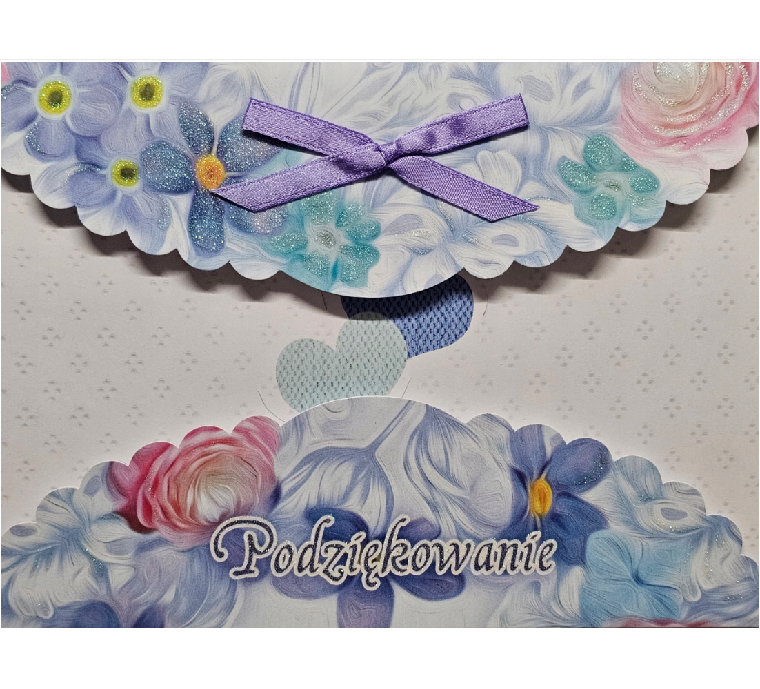 Kartki z okazji podziękowanie, dziękuje 12 cm *16,3 cm 14461647126