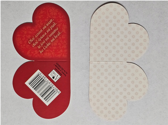 zawieszki przywieszki bileciki na paczki   6 x 6 cm 14479571421