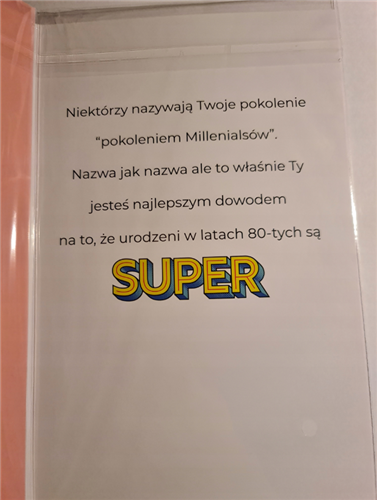 Kartki urodzinowe kartka urodzinowa ROCZNIK 80 13 cm *20,5 cm 10961754536