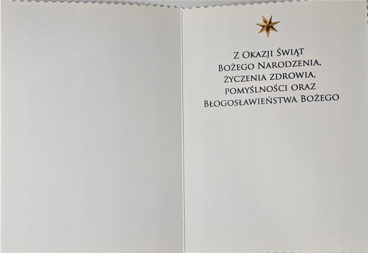 kartki z opłatkiem Bożego Narodzenia Boże Narodzenie  11,7 cm *16,5 cm  14650137788