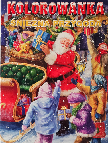 kolorowanka na Boże Narodzenie  14 cm x 20,5 cm 16617064940 16897832703