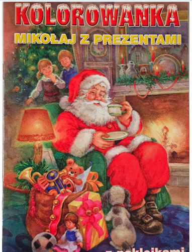 kolorowanka na Boże Narodzenie  14 cm x 20,5 cm 16616993018 16910910497
