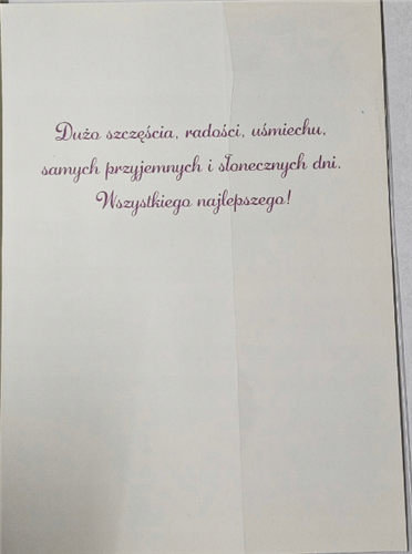 Kartki urodzinowe kartka urodzinowa karnet urodzinowy  11,7 cm *16,5  14678924347