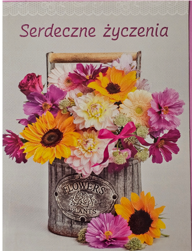 Kartki urodzinowe kartka urodzinowa karnet urodzinowy  11,7 cm *16,5  14678925924