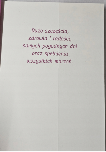 Kartki urodzinowe kartka urodzinowa karnet urodzinowy  11,7 cm *16,5  14678925924