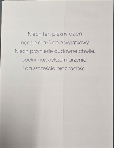 Kartki urodzinowe kartka urodzinowa karnet urodzinowy  11,7 cm *16,5  14678927353