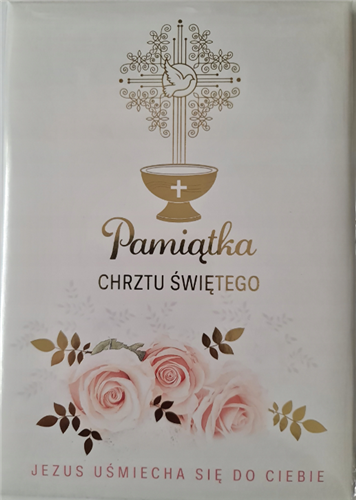 książeczka na Chrzest Święty, pamiątka na Chrzest 14,5 cm *20,5 cm  17368640871