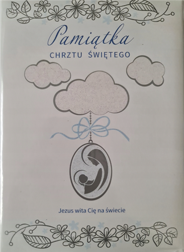 książeczka na Chrzest Święty, pamiątka na Chrzest 14,5 cm *20,5 cm 17368641853