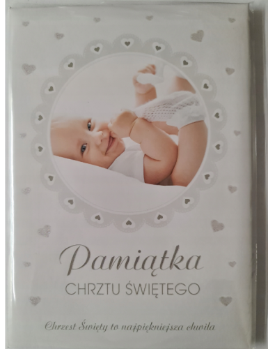 książeczka na Chrzest Święty, pamiątka na Chrzest 14,5 cm *20,5 cm 17368634285