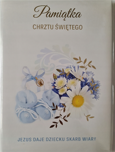książeczka na Chrzest Święty, pamiątka na Chrzest 14,5 cm *20,5 cm 16897832039