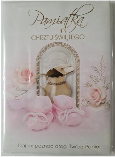 książeczka na Chrzest Święty, pamiątka na Chrzest 14,5 cm *20,5 cm 17368629779