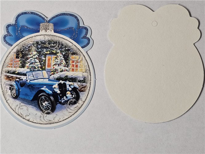 zawieszki przywieszki bileciki na paczki  7,5 x 9 cm