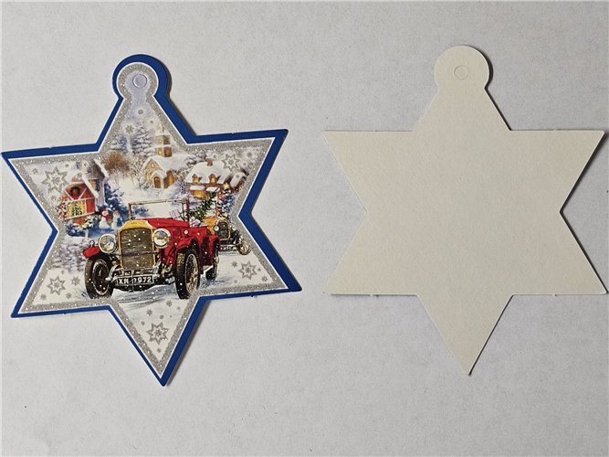 zawieszki przywieszki bileciki na paczki  7,5 x 9 cm