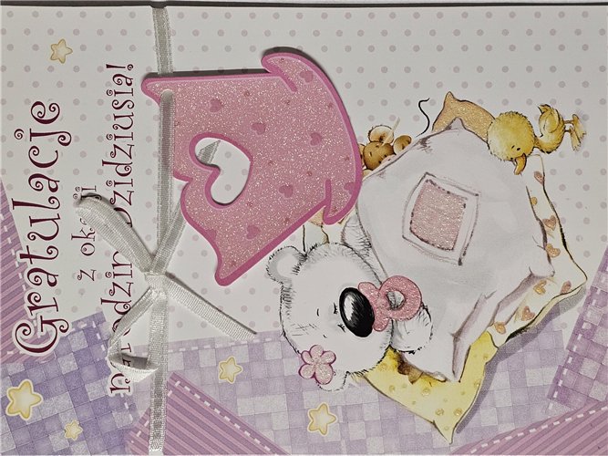 GRATULACJE Z OKAZJI NARODZIN DZIECKA 11,7 cm *16,7 cm 14868176270