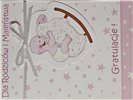 GRATULACJE Z OKAZJI NARODZIN DZIECKA 11,7 cm *16,7 cm 14868192254