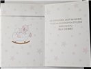 GRATULACJE Z OKAZJI NARODZIN DZIECKA 11,7 cm *16,7 cm 14868192254
