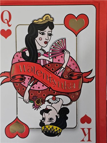 Kartka na Walentynki kartki na dzień zakochanych 11,7 cm *16,2 cm 14868227336