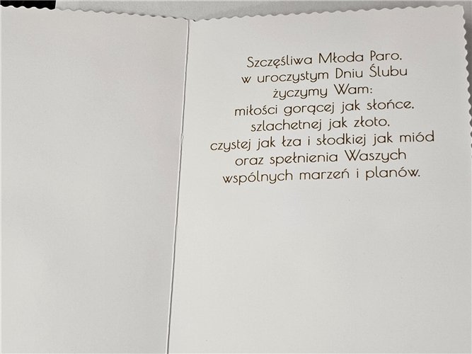 pamiątka na ślub, kartka na ślub, pocztówka ślubna 12 cm *16,5 cm 14951621476