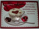pocztówka na Walentynki na dzień zakochanych  10,5 cm *14,5 cm 14958215291
