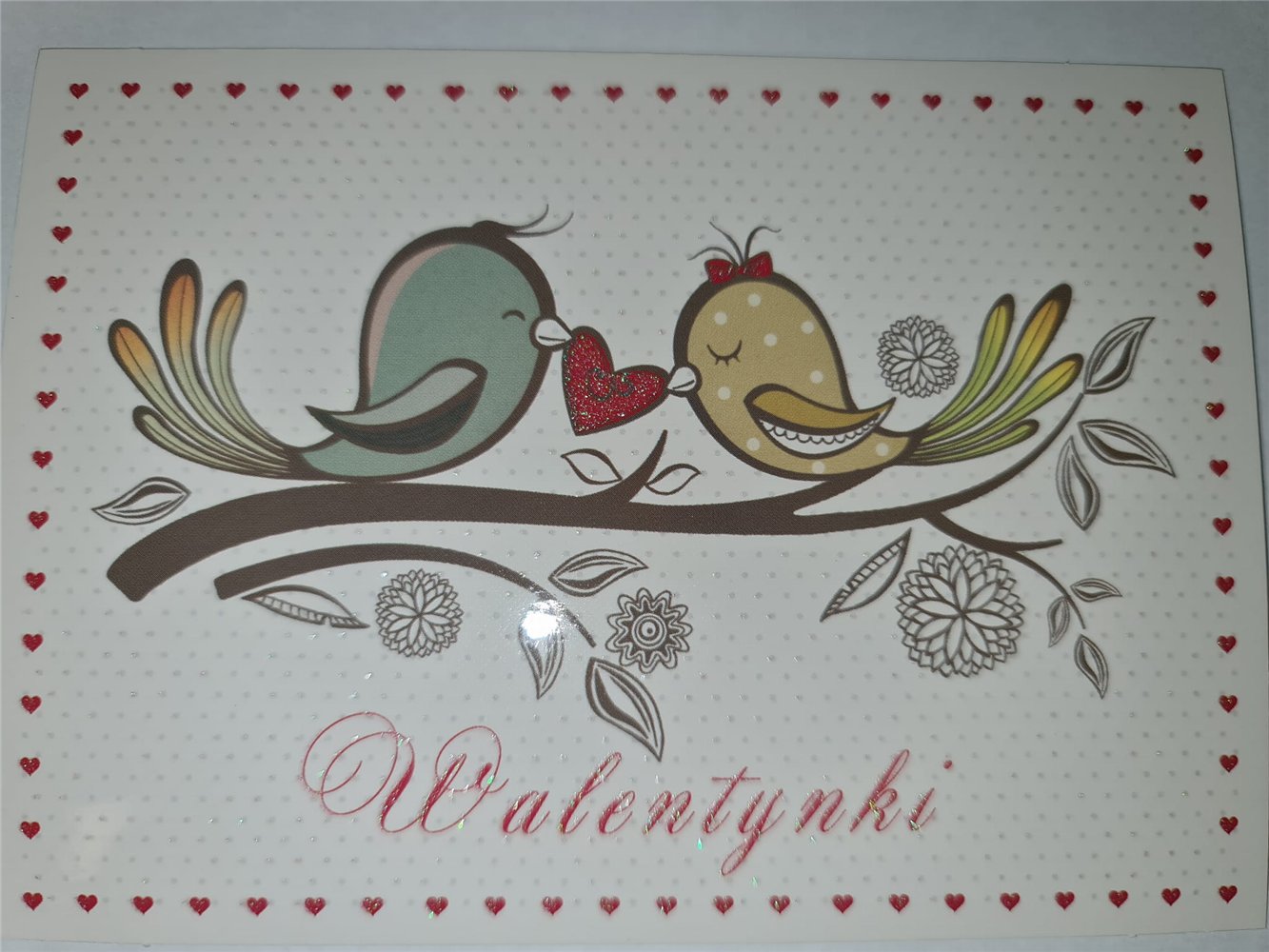 pocztówka na Walentynki na dzień zakochanych  10,5 cm *14,5 cm 14958221678