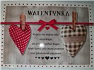 pocztówka na Walentynki na dzień zakochanych  10,5 cm *14,5 cm 14958229436