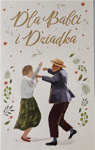 DZIEŃ BABCI kartka karnet NA DZIEŃ BABCI i DZIADKA  13 cm *20,4 cm 14968773389