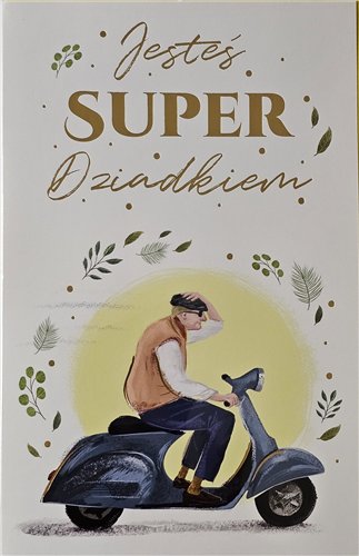 DZIEŃ DZIADKA kartka karnet NA DZIEŃ DZIADKA   13 cm *20,4 cm 14968783996