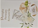 Pamiątka pierwszej Komunii Świetej Kartka  11 cm *15,5 cm 17274403762