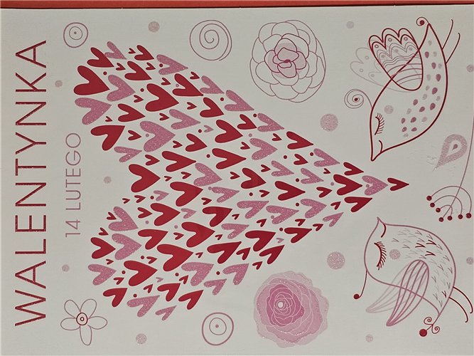 Kartka na Walentynki kartki na dzień zakochanych 11,9 cm *16,7 cm 14968898391