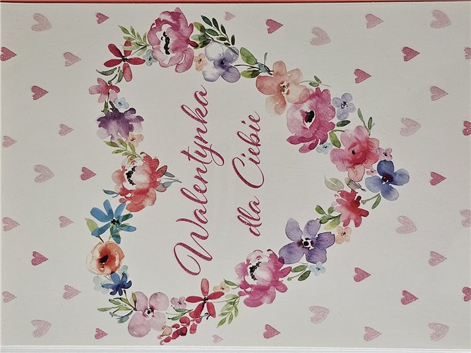 Kartka na Walentynki kartki na dzień zakochanych 11,9 cm *16,7 cm 14968900804