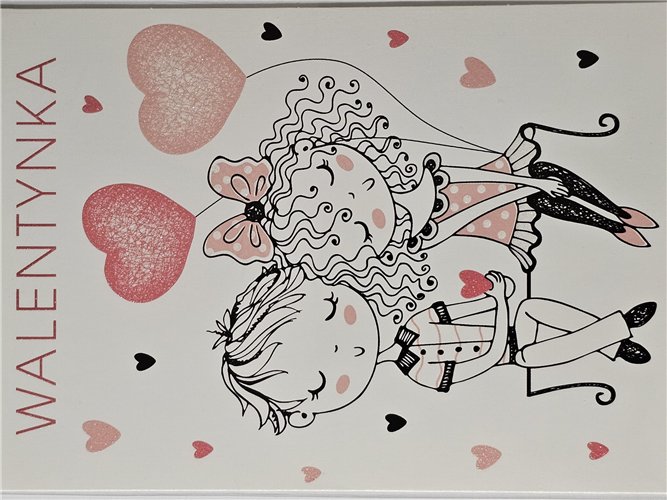 Kartka na Walentynki kartki na dzień zakochanych 11,9 cm *16,7 cm 14968905790