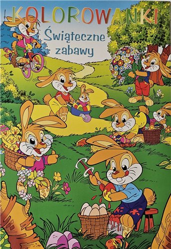 kolorowanka na Wielkanoc  14 cm x 20,5 cm  17368618499